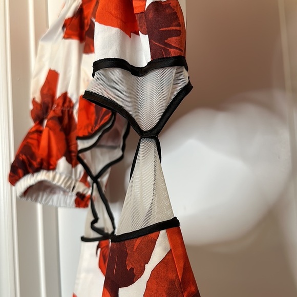 Women’s Autumn Adeigbo red Gisele Dress Dress Sz 8‎ - Picture 7 of 14